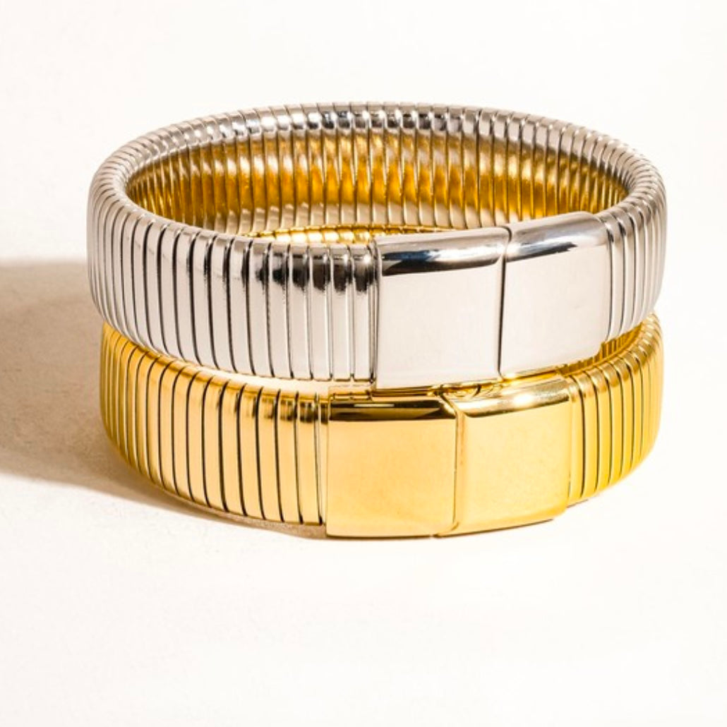 Kary Silver Bangle