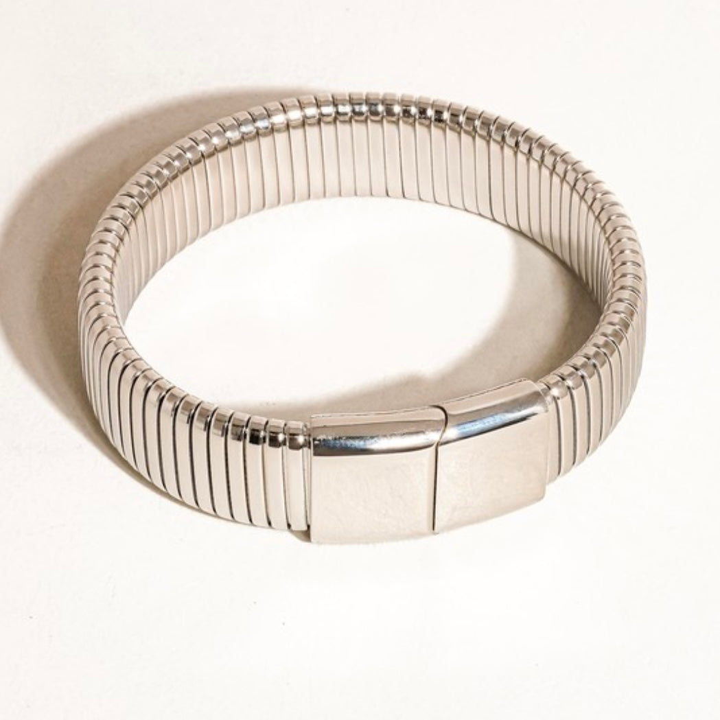 Kary Silver Bangle